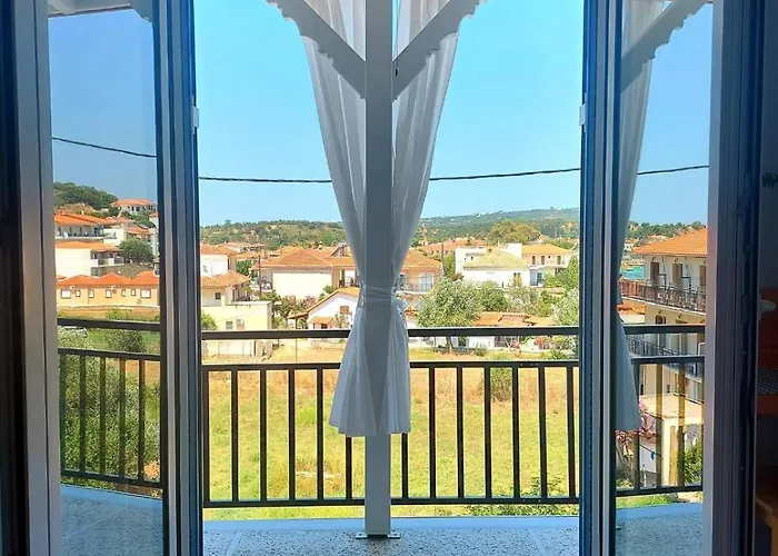 Apartment Blue Window Finikounta